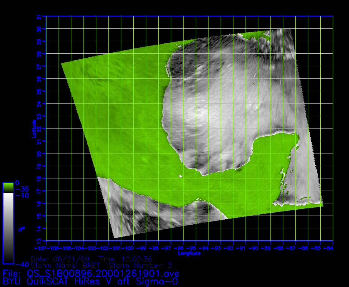 Quikscat Seawinds Ultra High Resolution Observation Of Tropical Cyclones